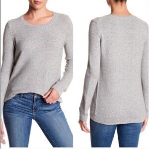 Madewell Gray Riverside Textured Knit Sweater Sz M